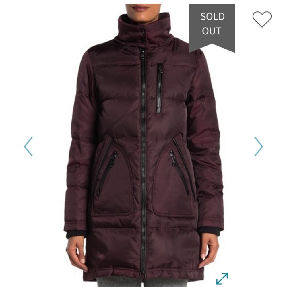 Vince Camuto Heavyweight Faux Fur Down Jacket